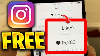 Free Instagram Likes ✅ How I get Free Instagram Likes in 2020 iOS amp Android [upl. by Ahsienahs]