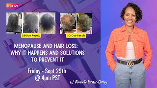 Menopause and Hair Loss Why it happens amp Solutions to prevent it [upl. by Mailliw]