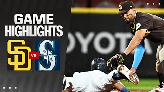 Padres vs Mariners Game Highlights 91024  MLB Highlights [upl. by Rivkah225]