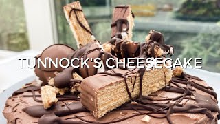 No Bake Tunnocks Chocolate Cheesecake  Burns Night [upl. by Monarski]