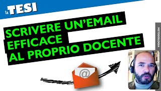 SCRIVERE UNEMAIL EFFICACE al proprio Docente 7 consigli  1 ✉ [upl. by Hpesoy]