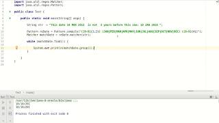 java regex matcher example [upl. by Norud]