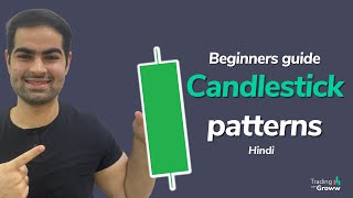 Complete guide to candlesticks in Hindi  Candlestick patterns for beginners  Trading with Groww [upl. by Yunfei]