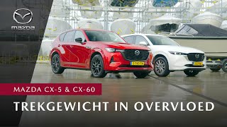 Mazda CX5 en CX60 trekgewicht in overvloed [upl. by Ibbison]