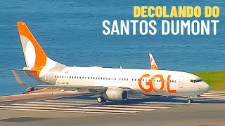 Decolagem do Boeing 737 no Aeroporto Santos Dumont 118 [upl. by Anec444]