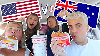 Australians try American FAST FOOD [upl. by Edea]