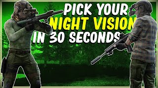 Pick Your NVGs in 30 seconds  Best Night Vision Goggles  escapefromtarkov eft shorts [upl. by Chubb]