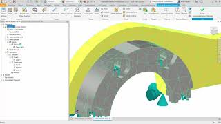 Product Simulation with Inventor Nastran Application of Contacts [upl. by Amatruda]