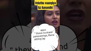 Biggboss season 8 Rj aanandhi told everything biggbossseason8 season8 vijaysedhupathi [upl. by Koball]