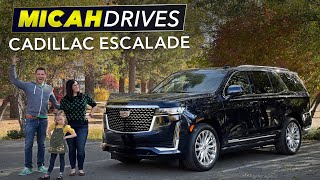 2022 Cadillac Escalade  Family Luxury SUV Review [upl. by Skippy]