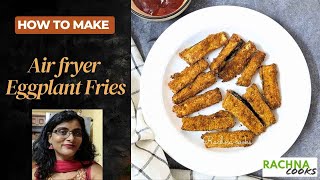 Vegan Air fryer Eggplant Fries [upl. by Obau697]