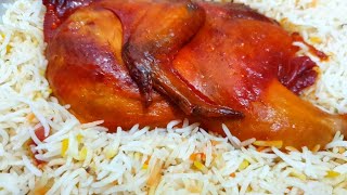 Restaurant style Yemeni Chicken Mandi Recipe without oven  Smoked flavored mandi rice [upl. by Illoh]