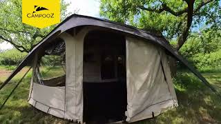 Campooz Lazy Jack Zeltanhänger Faltcaravan Roomtour [upl. by Bak]