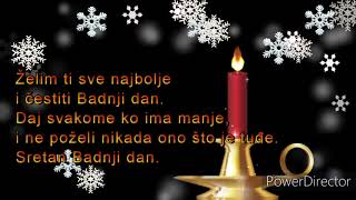 🙏Stiže nama Badnji dan🙏nek je sretan i radostan🎄🍀 [upl. by Maybelle]