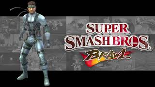 MGS4 Theme of Love Smash Bros Brawl Version  Super Smash Bros Brawl Music [upl. by Annovoj]