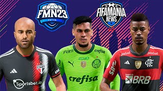 FIFA 23  PATCH FC MANIA V 50  COMO JOGAR COM TIMES BRASILEIROS NO FIFA  ATUALIZADO [upl. by Denis522]