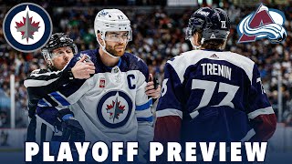 Winnipeg Jets Vs Colorado Avalanche Playoff Preview [upl. by Katushka742]