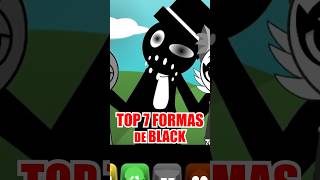 TODAS las FORMAS del SOMBRERO BLACK de SPRUNKI INCREDIBOX 👑 [upl. by Maynard]