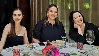 Ruffa Gutierrez kasama sina Sunshine Cruz at Karla Estrada para sa advance birthday celebration ni🎂 [upl. by Bueschel627]