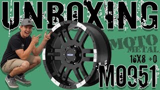 Moto Metal MO951 16x8 0 Wheel Rim Unboxing [upl. by Evot]