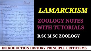 LAMARCKISM HINDI EXPLAINATION theoriesoflamarckism storyoflemarck critisismoflemarck zoolog [upl. by Harahs]