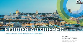 Webinaire  Découvre les études au Québec au Canada [upl. by Honorine505]