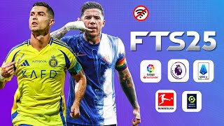 FTS 25 MOBILE™ ANDROID OFFLINE 300 MB NEW KITS 202425 REAL FACES AND LATEST TRANSFERS BEST GRAPHICS [upl. by Ghassan]