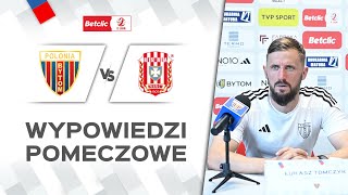 BETCLIC 2 LIGA Konferencja prasowa  wywiad po meczu Polonia Bytom  Resovia Rzeszów 31 21 [upl. by Treblih682]