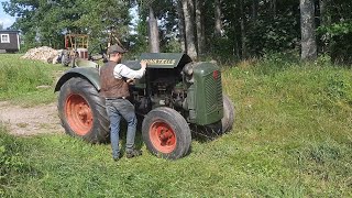 Oil Tractor Hidden In A Barn StartUp and a long drive home in 14Mph [upl. by Pacorro80]