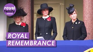 Why The Royal Family Wear Poppies On Remembrance Sunday [upl. by Issie868]