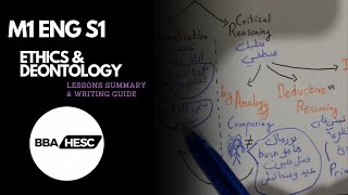 M1 ENG S1  Ethics amp Deontology Lessons Summary amp Writing Guide [upl. by Bendix54]