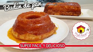 BUDIN DE PAN tradicional o en licuadora 2 OPCIONES FACILES Y DELICIOSAS [upl. by Argella800]