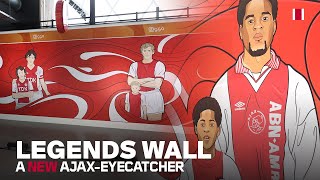 Revealing new stadium art piece 🖌️  Legends Wall [upl. by Ahsuatal]