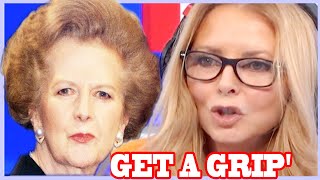 Carol Vorderman told get a grip after nasty dig at Thatcher leaves public raging [upl. by Yewed]