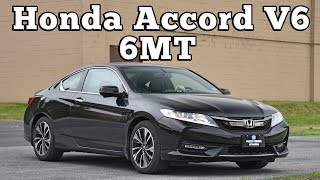 2016 Honda Accord V6 Coupe 6MT Regular Car Reviews [upl. by Goodwin]