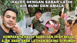 Kompaknya Haldy Sabri dan Irish Bella Ajak AnakAnak Latihan Boxing di Rumah Haldy Sabar Latih Air [upl. by Tymothy925]