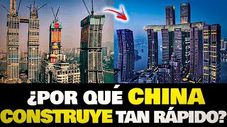 🤔 ¡INCREÍBLE Descubre cómo China construye TAN RÁPIDO  Récord mundial de velocidad de construcción [upl. by Nelyt883]