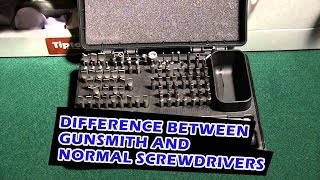 What is the Difference Between Gunsmith and Regular Screwdrivers [upl. by Irish]