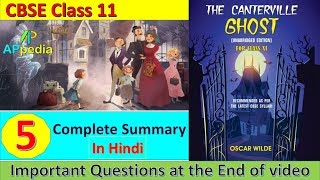 The Canterville Ghost  Chapter 5  Oscar Wilde  In Hindi [upl. by Crawley559]