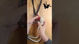 Larks Head with Carabiner  Knot better quickly and easily knots skills [upl. by Irbmac]