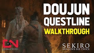 Sekiro Doujun NPC Questline  Surgeons Bloody Letter  Where to Find Tough Man  Walkthrough [upl. by Pasia]