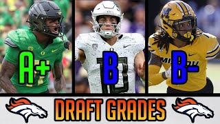 My 2024 Denver Broncos Draft Grades and Recap [upl. by Cherlyn324]