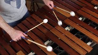 Bach Lute Suite in E minor I Allemande I Marimba [upl. by Eerihs230]