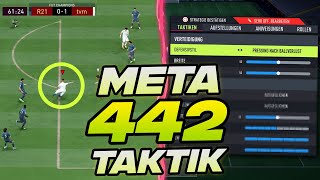 FIFA 22 Taktik 442 🦁 Tipps um mit der 442 besser zu werden [upl. by Goldman]