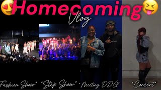 Hampton University Homecoming Vlog 2024  College Diaries [upl. by Dnomyaw]