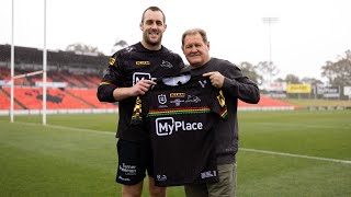 Jersey Presentation Isaah Yeo  Most Capped Panther [upl. by Fihsak153]