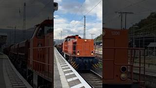 Diesel🌚 music trainspotting zug train diesel hobby fyp  Koblenz [upl. by Akinhoj]