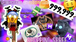 ADOPT ME HALLOWEEN UPDATE SHOPPING SPREE 24🛍️💕👻adoptmeroblox roblox preppy [upl. by Aciruam]