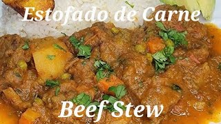 Estofado de Carne de res Yummy Beef Stew estofado recetas comidacasera beefstew [upl. by Aubrie]