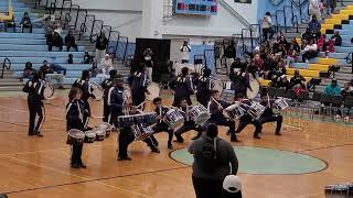 Cambridge South Dorchester High Drumline vs Sussex Tech Drumline [upl. by Refotsirhc]